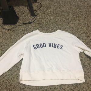 Good vibes crop top